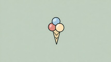 Minimalist Ice Graphic Design