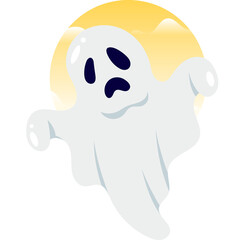vector illustration of ghost