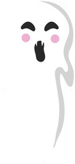 vector illustration of ghost