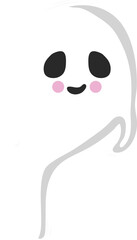 vector illustration of ghost