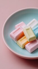 Close-Up of a Clean Plate with a Single Serving