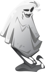 vector illustration of ghost