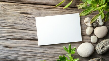 Blank note pad on wood background