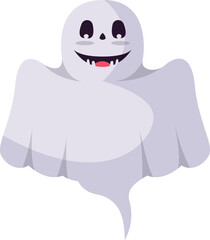 vector illustration of ghost