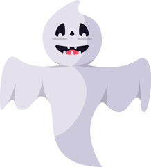 vector illustration of ghost