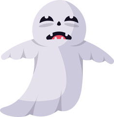 vector illustration of ghost