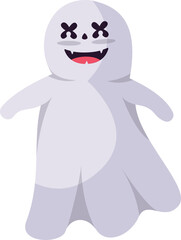 vector illustration of ghost