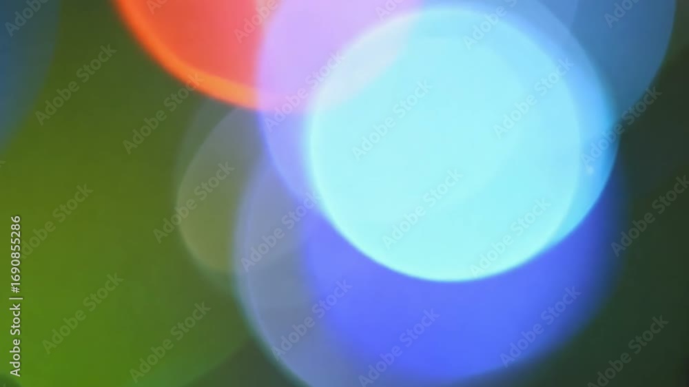 Poster multicolor light leaks.a vibrant blend of colorful bokeh lights creates an abstract and dreamy atmos