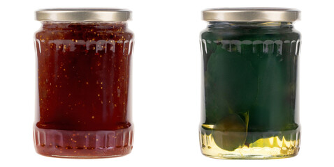 Fig Jam Showcase Featuring Dried and Green Fig Varieties in Minimal Culinary Styling