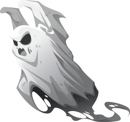 vector illustration of ghost