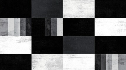 A black and white checkered pattern with vertical stripes.