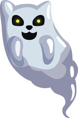 vector illustration of ghost