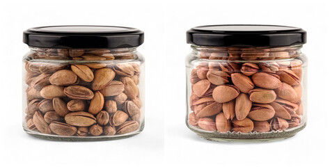 Premium Turkish Pistachio Duo Featuring Antep and Siirt Varieties in Rustic Composition