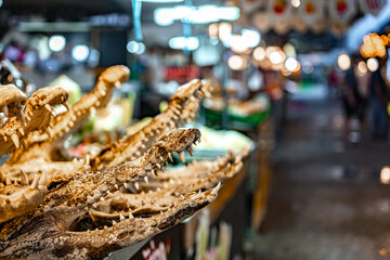 Street food sold at Ao Nang Landmark Night Market, Thailand