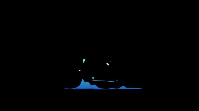 sprite sheet of water splash