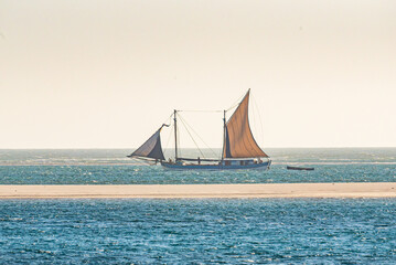 Obraz premium yacht in the sea