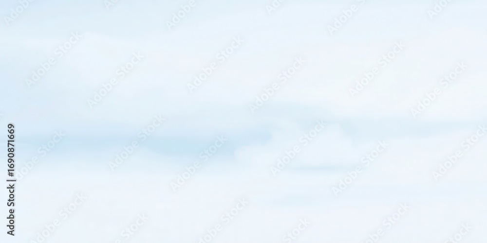 Poster soft blue sky with light clouds creating a calm and serene atmosphere for various creative and comme