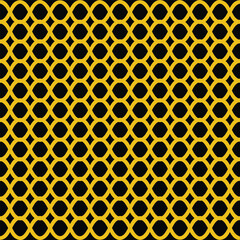 A seamless geometric pattern with abstract golden wavy lines. fabric pattern	