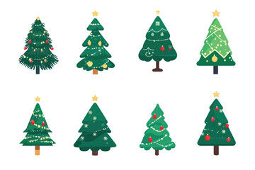 Festive Evergreen Trees Holiday Pack