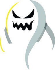 vector illustration of ghost