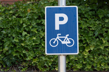 bicycle parking sign