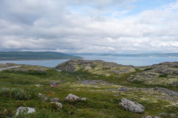 Russia, Murmansk region, Kola Peninsula. Mountains and tundra. August 2025