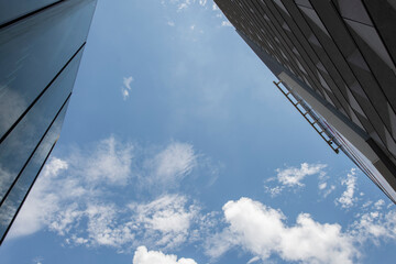 clouds over the window
