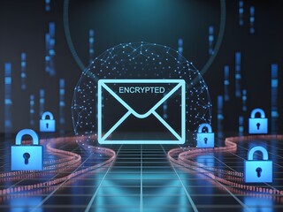 "Secure Email Communication in a Digital Network"