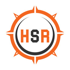 HSR letter design. HSR letter technology logo design. HSR Monogram logo design for an entrepreneur and business.