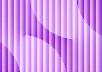 Obraz premium Luminous radiant glass texture vertical glassl ike rays abstract vertical purple blinds with subtle wave pattern