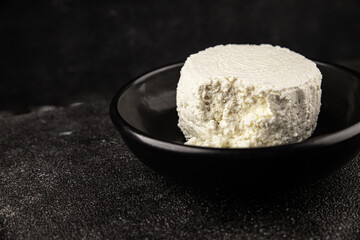 Cottage cheese fermented milk product portion size natural product tasty snack fresh delicious...