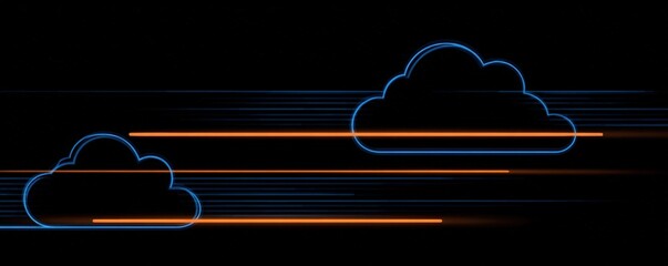 Abstract cloud computing graphic (2)