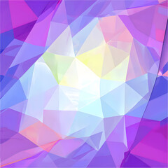 Obraz premium Abstract Geometric Purple Light Shards Background