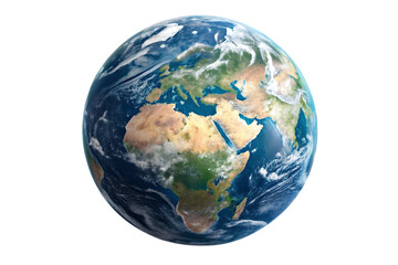 Earth Globe Planet Over Shining Sky