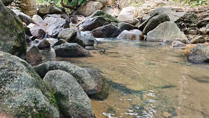 river and rocks