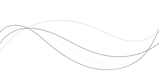 A minimalist background featuring interwoven, smooth, wavy lines in black and light gray
tones against a bright white backdrop.