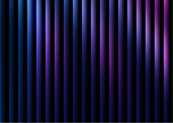 Luminous radiant glass texture vertical glassl ike rays abstract vertical blue and purple gradient light streaks on dark background