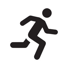 running man silhouette