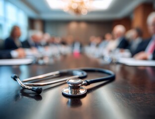Medical conference meeting in progress