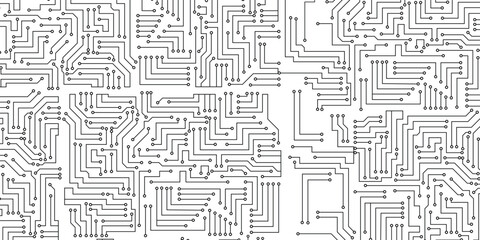 Modern Network Technology Background with Virtual Connections. 