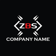 ZBS letter logo, ZBS letter logo design, ZBS monogram logo, ZBS corporate logo, ZBS creative logo
