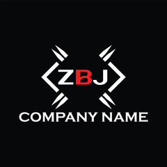ZBJ letter logo, ZBJ letter logo design, ZBJ monogram logo, ZBJ corporate logo, ZBJ creative logo