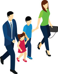 vector illustration of shopping