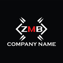 ZMB letter logo, ZMB letter logo design, ZMB monogram logo, ZMB corporate logo, ZMB creative logo