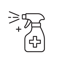 Bathroom Cleaning Minimal Line Icons