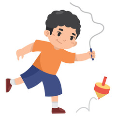 World Children Day Character Illustration
