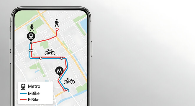 Smart City Navigation Multimodal Route Planning on Mobile