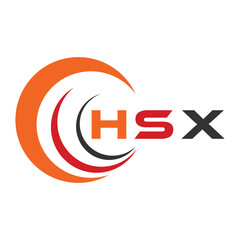 HSX letter design. HSX letter technology logo design. HSX Monogram logo design for an entrepreneur and business.