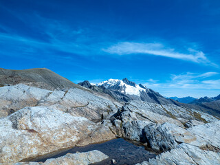 Mont Blanc &agrave; partir du col des fourgs