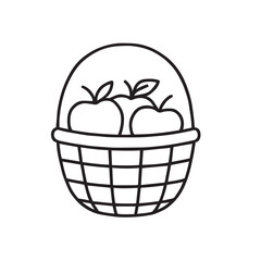 Autumn Line Icons Set Fall Cozy Clipart